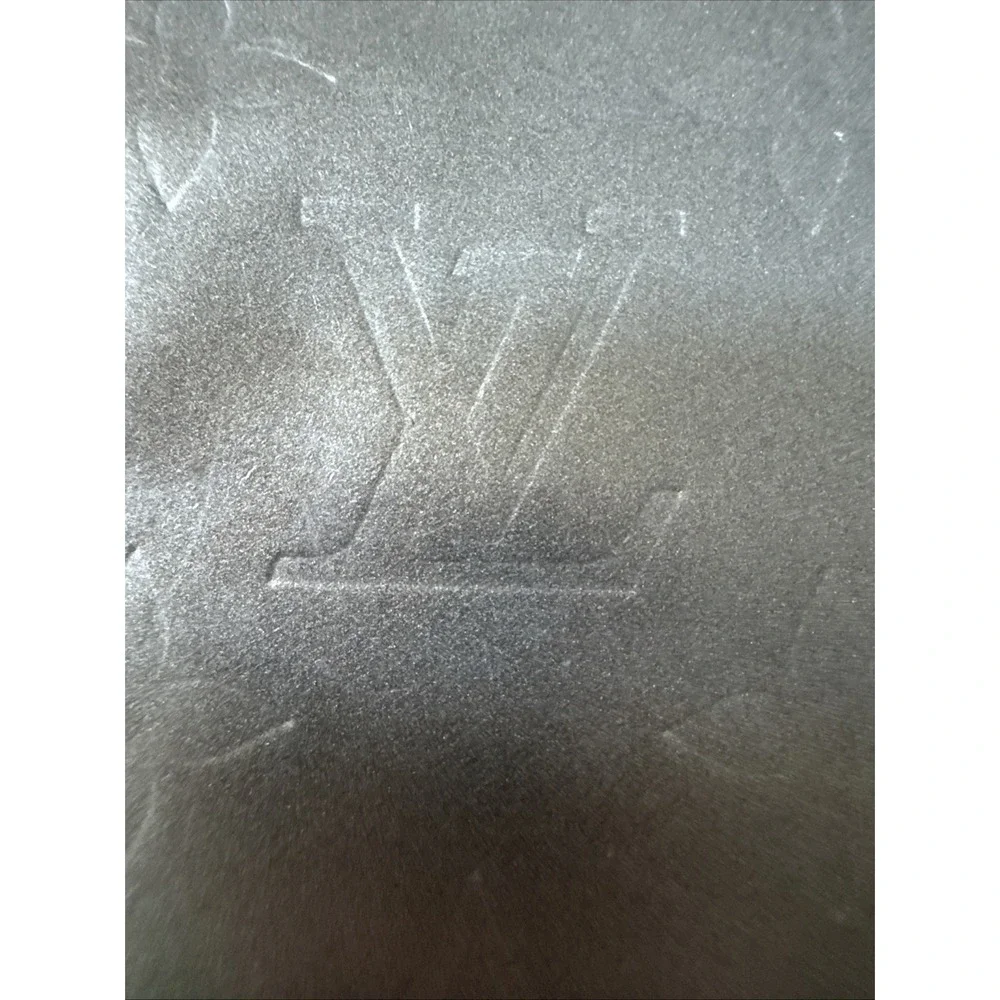 Louis Vuitton Monogram Glace Port Bié Monnaie Wallet Checkbook Cover And Atlas